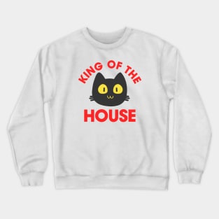 black cat funny cute Crewneck Sweatshirt